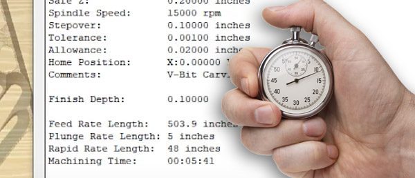 Toolpath calculation time