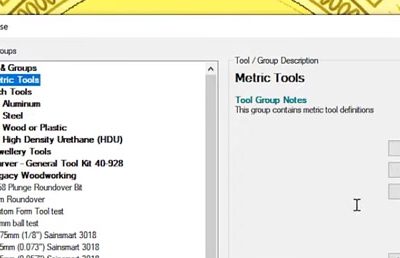 Backing up the tool database